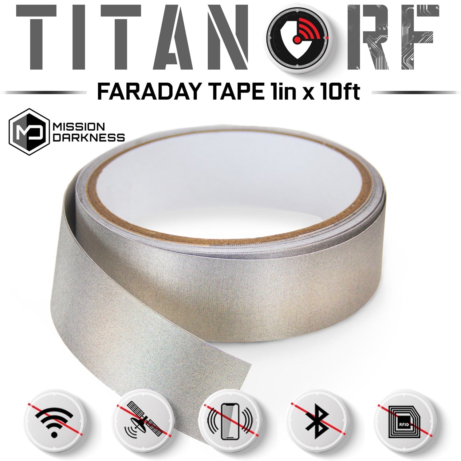 TitanRF Faraday Tape MOS Equipment Faraday Supplies