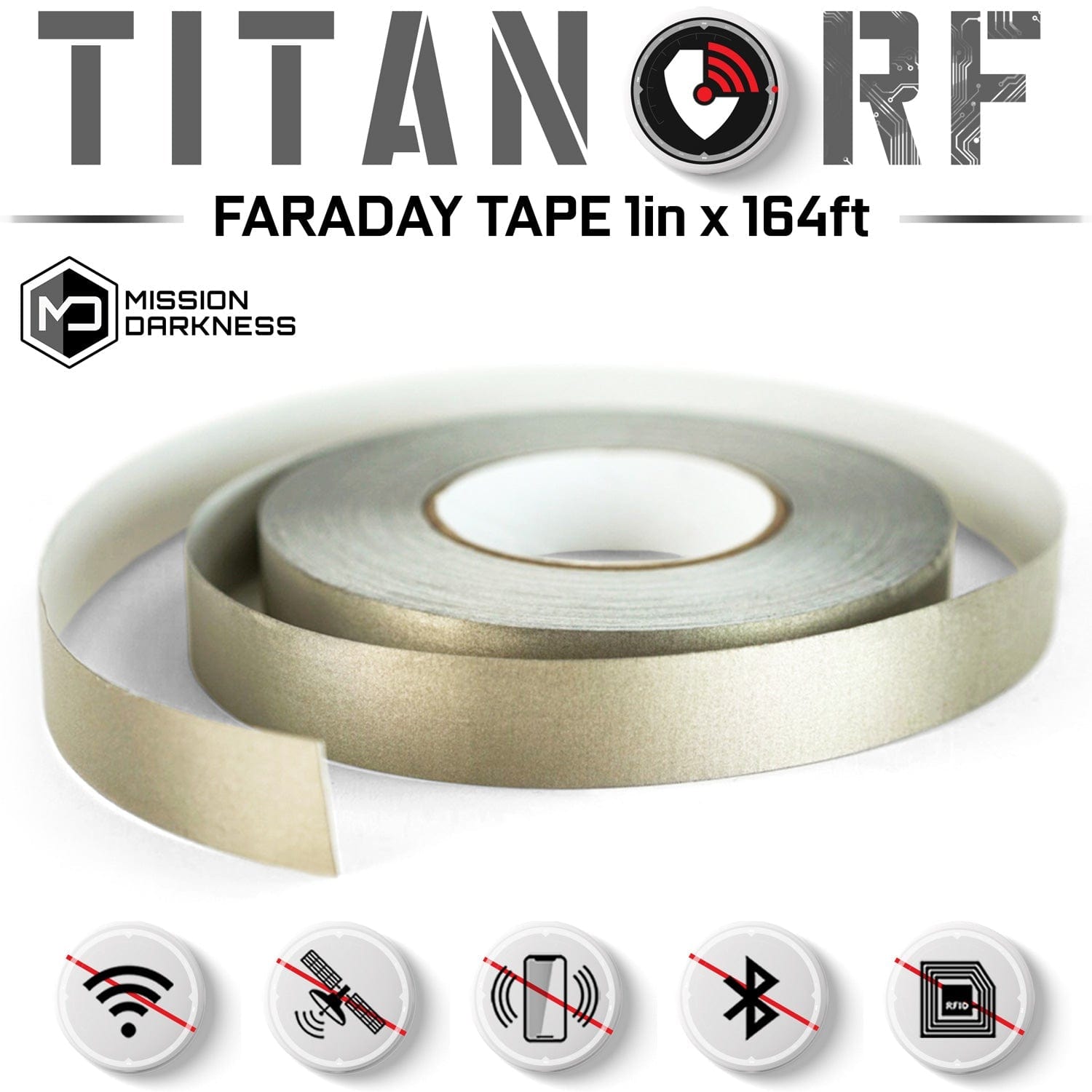 TitanRF Faraday Tape MOS Equipment Faraday Supplies