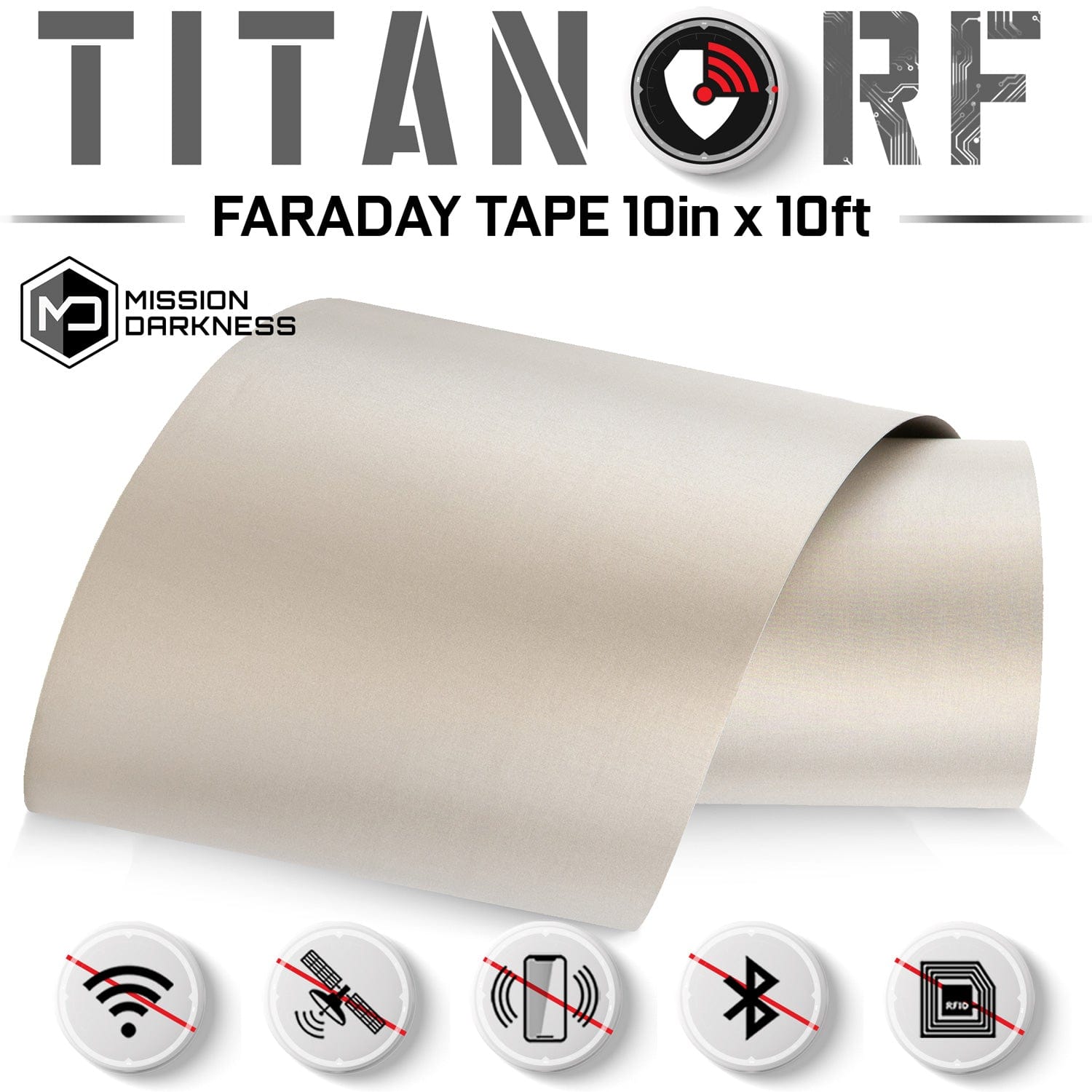 TitanRF Faraday Tape MOS Equipment Faraday Supplies