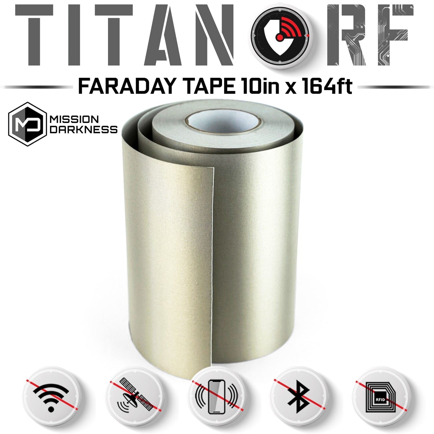 TitanRF Faraday Tape MOS Equipment Faraday Supplies