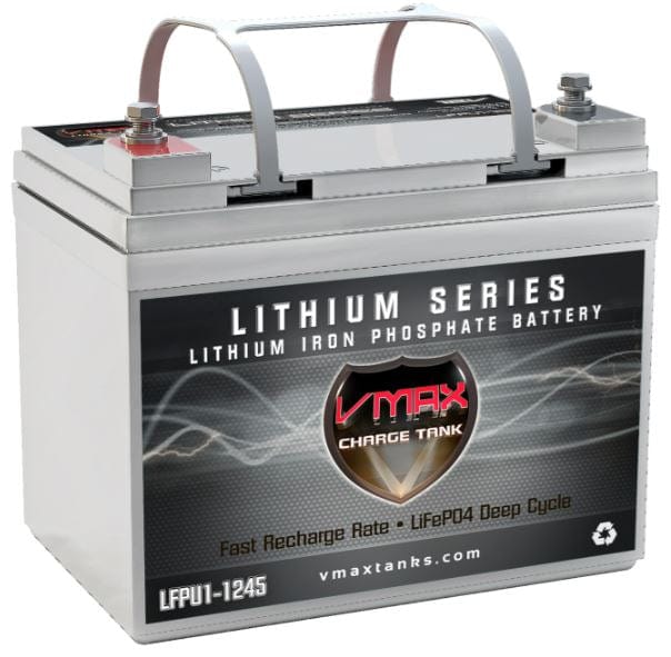 Vmaxtanks LFPU1-1245 12.8V/45Ah LiFePO4 Deep Cycle Battery Vmaxtanks Out Of Stock Vmaxtanks Deep Cycle Batteries