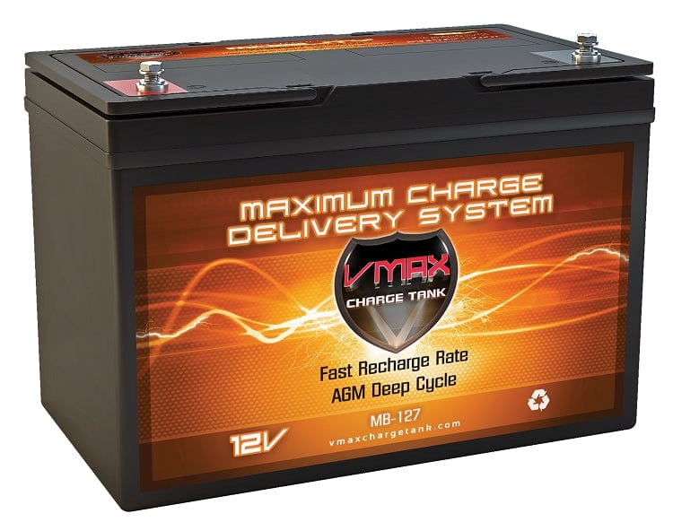 Vmaxtanks MB127-100 12V/100Ah High Performance AGM Deep Cycle Battery Vmaxtanks In Stock Vmaxtanks Deep Cycle Batteries