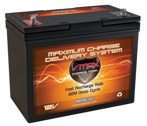 Vmaxtanks MR96-60 12V/60Ah High Performance AGM Deep Cycle Battery Vmaxtanks Out Of  Stock Vmaxtanks Deep Cycle Batteries