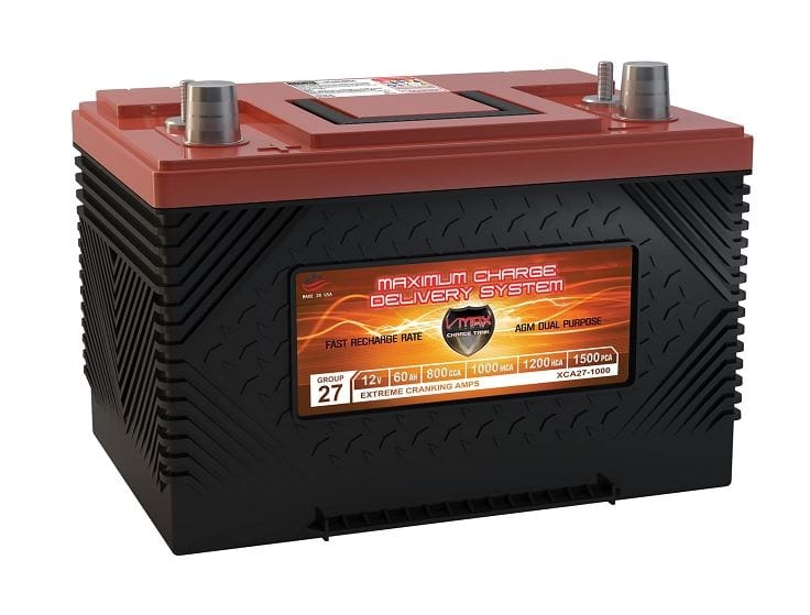 Vmaxtanks XCA27-1000 12V/60Ah Xtreme Cranking Amps AGM Deep Cycle Battery Vmaxtanks Out Of Stock Vmaxtanks Deep Cycle Batteries