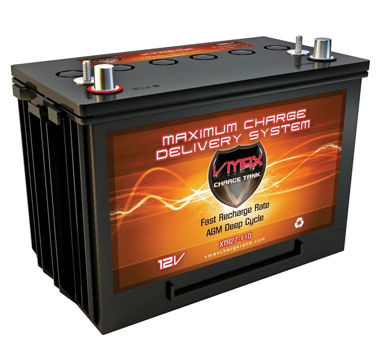 Vmaxtanks XTR27-110 12V/110Ah Xtreme AGM Deep Cycle Battery Vmaxtanks In Stock Vmaxtanks Deep Cycle Batteries