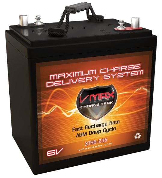 Vmaxtanks XTR6-235 6V/235Ah Xtreme AGM Deep Cycle Battery Vmaxtanks In Stock Vmaxtanks Deep Cycle Batteries