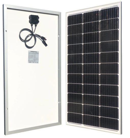 Windy Nation 1x 100Ah Battery + 1x P30L Charge Controller + 1x 1500W Inverter + 1x 100W Monocrystalline Solar Panel Complete kit Windy Nation In Stock Solar Panel Kits