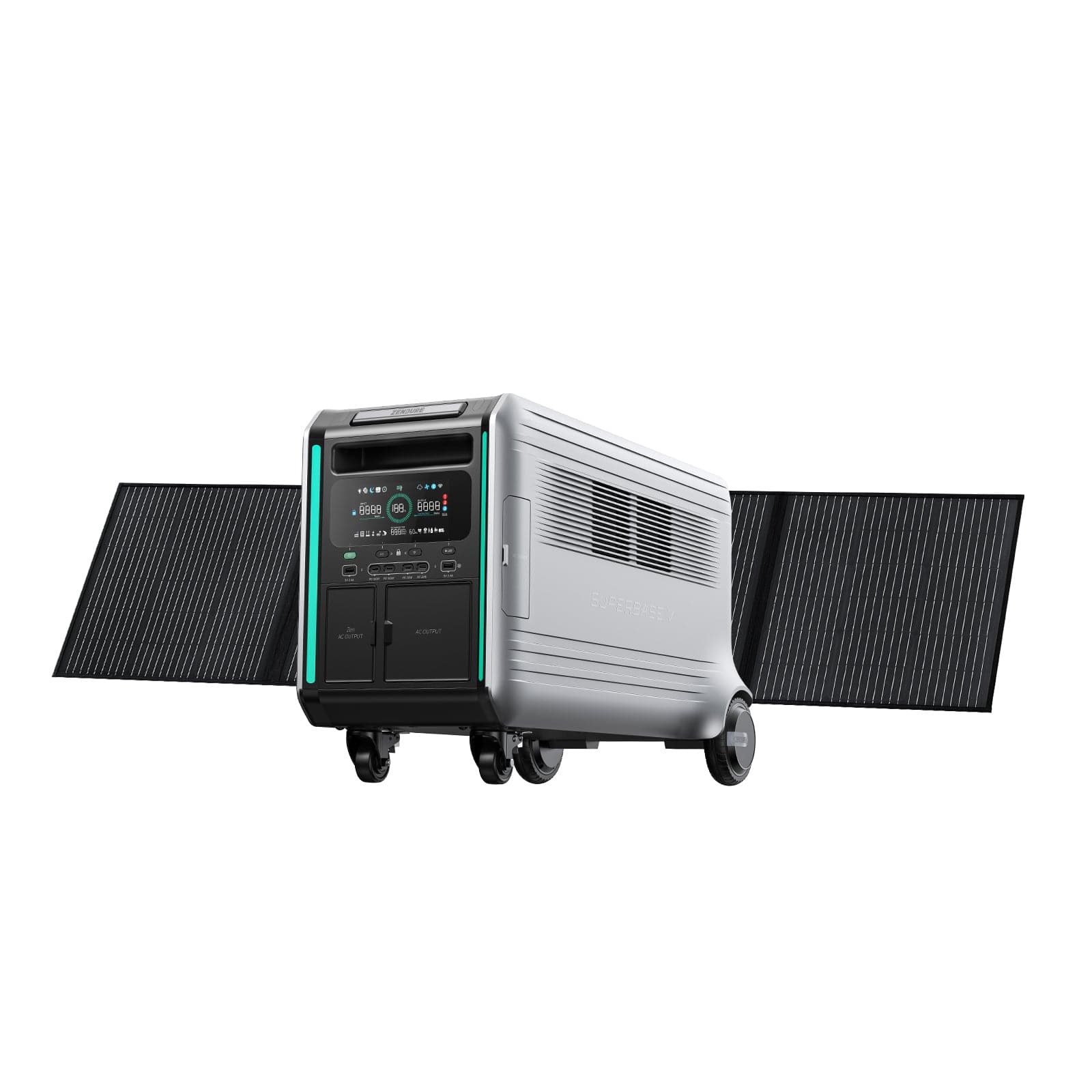 Zendure SuperBase V Solar Generator with Expandable Battery Solar Kit Zendure V4600 Kits Power Station