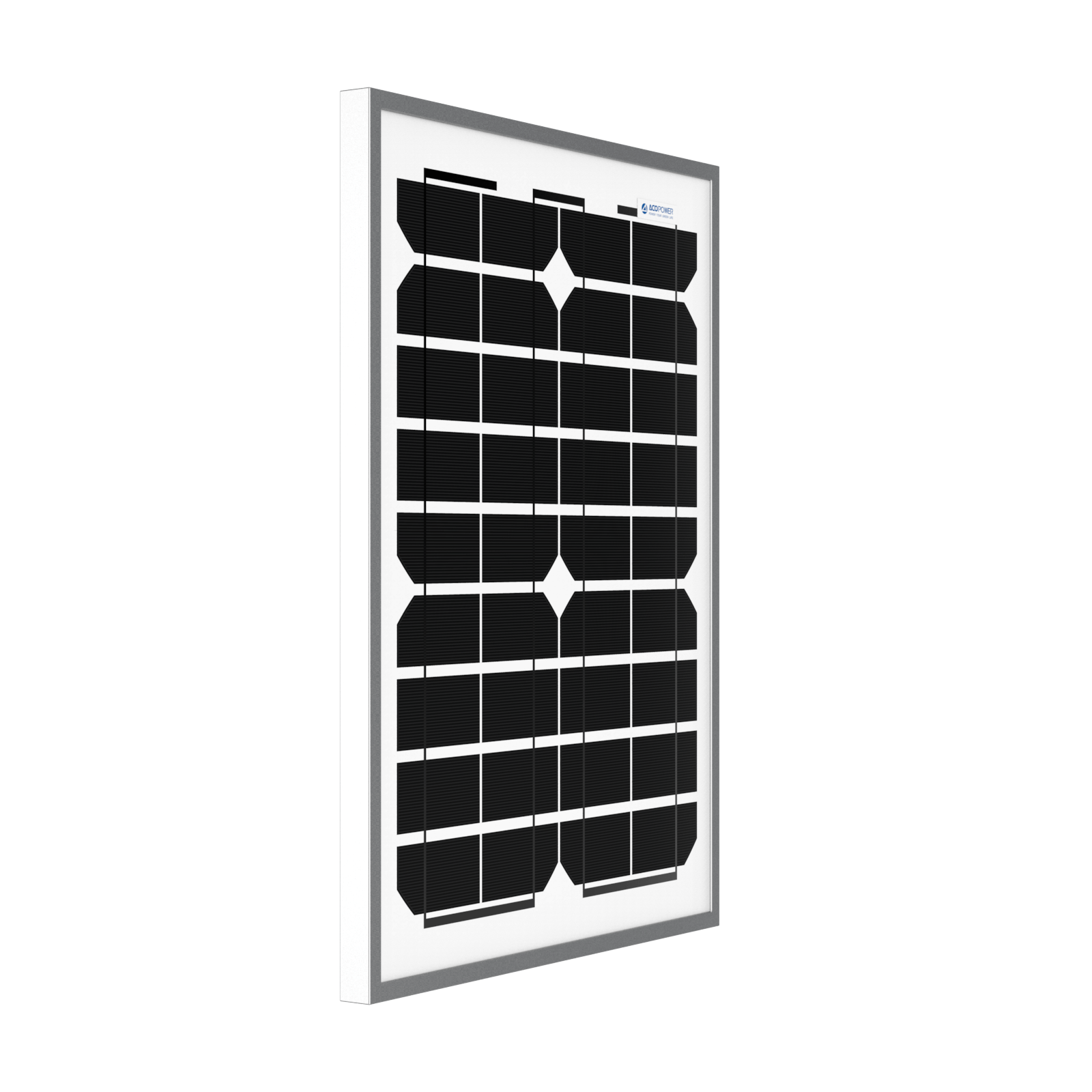 ACOPower 20 Watt Mono Solar Panel for 12 V Battery Charging, Off Grid AcoPower Solar Panels