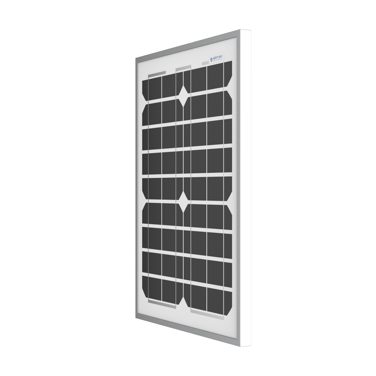 ACOPower 20 Watt Mono Solar Panel for 12 V Battery Charging, Off Grid AcoPower Solar Panels