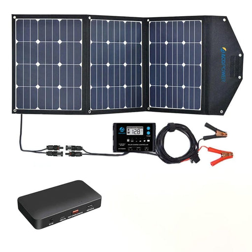 Ltk 120W Foldable Solar Panel Kit With Included ProteusX 20A Charge Controller AcoPower Portable Panels