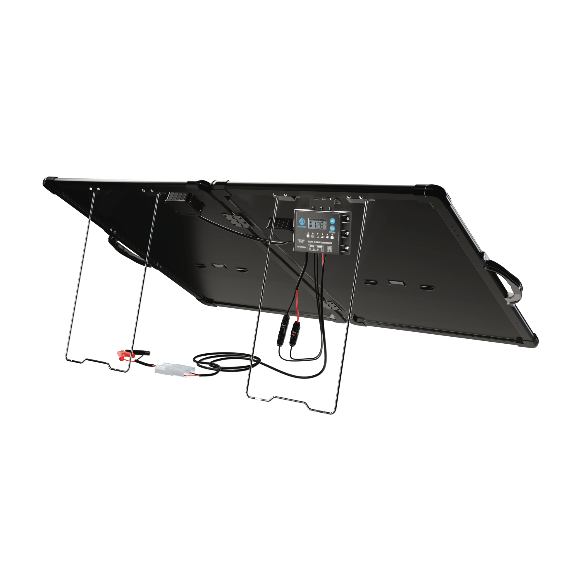 Plk 120W Portable Solar Panel Kit, Lightweight Briefcase with 20A Charge Controller AcoPower Portable Panels