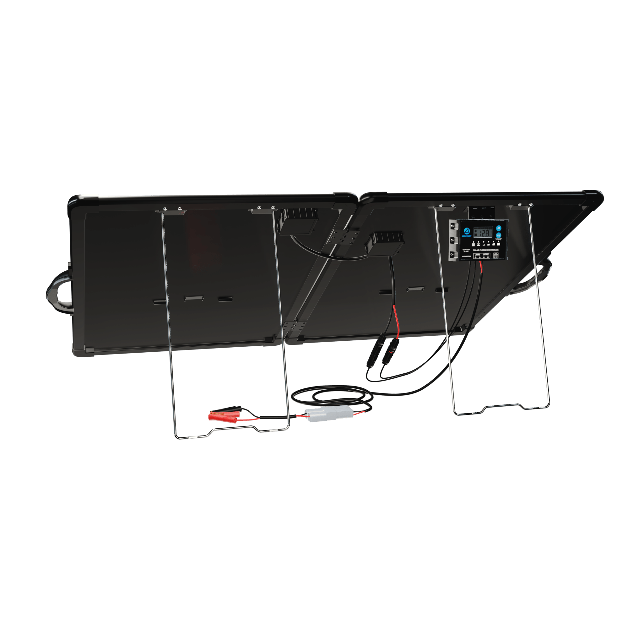 Plk 120W Portable Solar Panel Kit, Lightweight Briefcase with 20A Charge Controller AcoPower Portable Panels