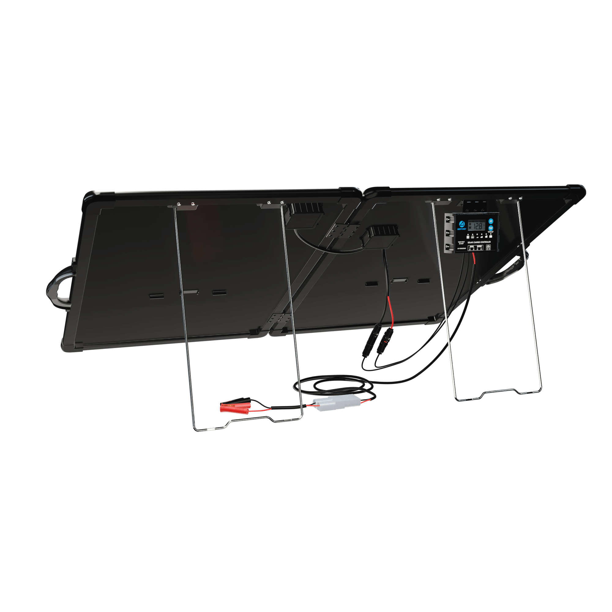 Plk 120W Portable Solar Panel Kit, Lightweight Briefcase with 20A Charge Controller AcoPower Portable Panels